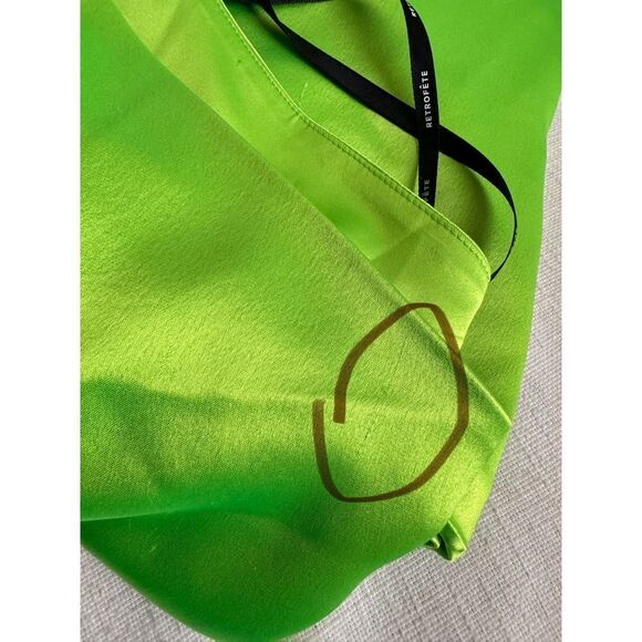 Retrofete ALLEGRA DRESS Lime Punch XS - Picture 12 of 15